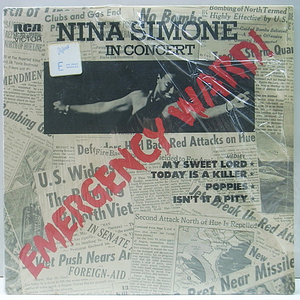 レコードメイン画像：WELDON IRVINE プロデュース USオリジナル NINA SIMONE In Concert - Emergency Ward / シュリンク付き!!