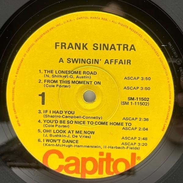 FRANK SINATRA / A Swingin' Affair (LP) / Capitol | WAXPEND