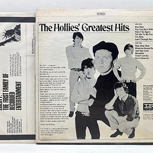HOLLIES / The Hollies' Greatest Hits (LP) / Imperial | WAXPEND RECORDS