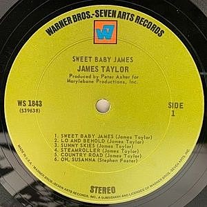 JAMES TAYLOR / Sweet Baby James (LP) / Warner Bros