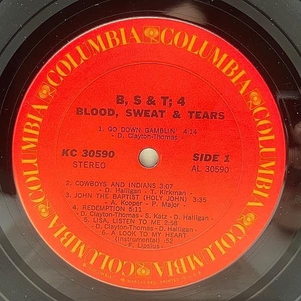 BLOOD, SWEAT & TEARS / B, S & T 4 (LP) / Columbia | WAXPEND RECORDS
