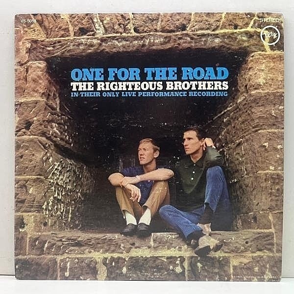 レコードメイン画像：良好!! USオリジナル 初版 MGMリム T字青ラベ RIGHTEOUS BROTHERS One For The Road ('68 Verve) 唯一のライブ実況録音盤 白熱の臨場感 LP