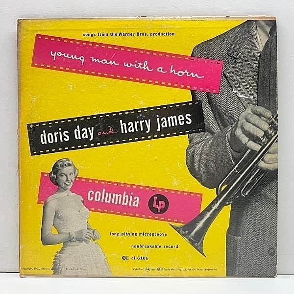 レコードメイン画像：【若かりしドリス・デイ】USオリジナル 10インチ 原盤 DORIS DAY And HARRY JAMES Young Man With A Horn ('50 Columbia CL 6106)