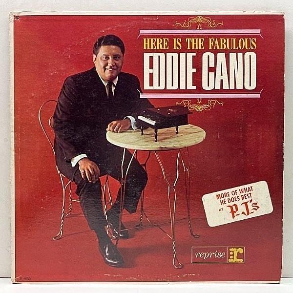 レコードメイン画像：美盤!! MONO 初版 3色ラベ 深溝 USオリジナル EDDIE CANO Here Is The Fabulous ('61 Reprise) エディ・カノ ラテンジャズ 好盤