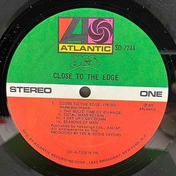YES / Close To The Edge (LP) / Atlantic | WAXPEND RECORDS