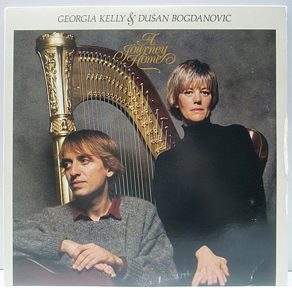 レコードメイン画像：'89年 希少アナログ 美盤 プロモ Orig. GEORGIA KELLY & DUSAN BOGDANOVIC A Journey Home (Global Pacific) New Age, Contemporary, ECM