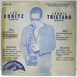 レコード画像：LEE KONITZ / LENNIE TRISTANO / Lee Konitz Quintet / Lennie Tristano Quintet