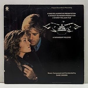 レコード画像：DAVE GRUSIN / 3 Days Of The Condor (Original Soundtrack Recording)