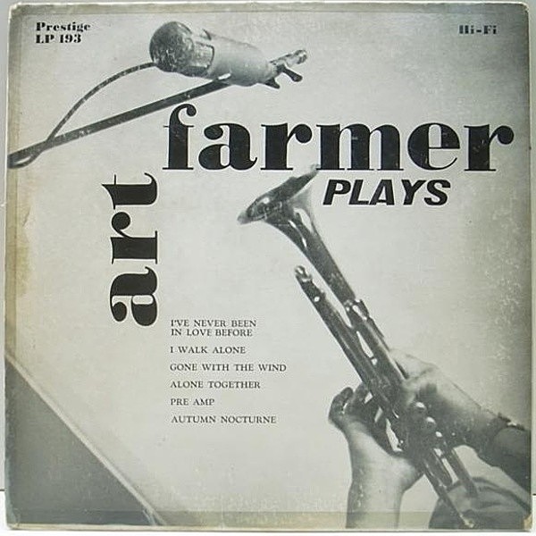 レコードメイン画像：希少 10インチ 完全オリジナル ART FARMER Plays (Prestige 193) FLAT 手書きRVG 深溝 / 激レア