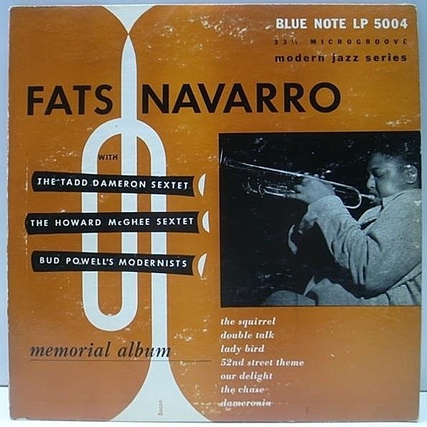レコードメイン画像：10 完全オリジナル FATS NAVARRO Memorial Album (Blue Note BLP 5004) 額縁 FLAT 耳あり 深溝 / 激レア