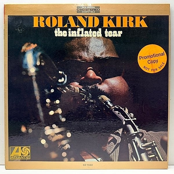 レコードメイン画像：プロモ 良好!! USオリジナル ROLAND KIRK The Inflated Tear (Atlantic SC 1502) 鬼才ローランド・カークならではの3管独奏アンサンブル
