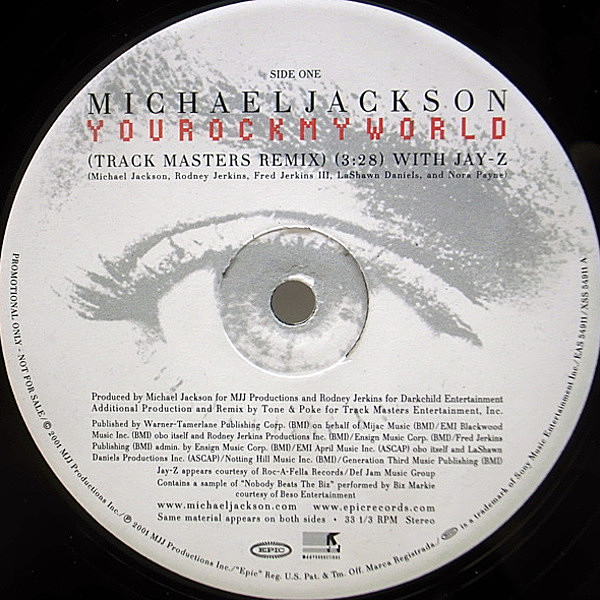 Michael Jackson Feat Jay Z - You Rock My World ( Track