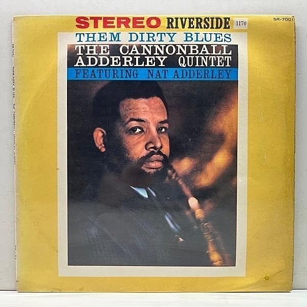 レコードメイン画像：良好!! MONO 深溝 FBペラ CANNONBALL ADDERLEY QUINTET Them Dirty Blues (RLP 12-322／R-5001) 国内初出 JPN モノラル '62年プレス
