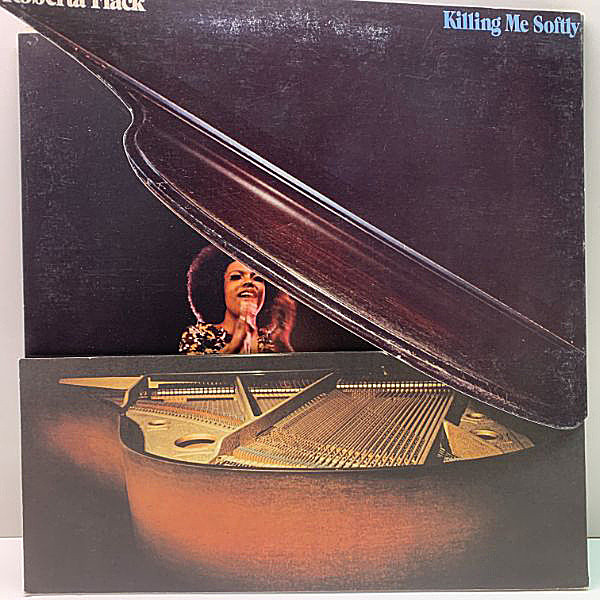 レコードメイン画像：良好!! USオリジナル Aマト 初版BROADWAYアド ROBERTA FLACK Killing Me Softly ('73 Atlantic) やさしく歌って 特殊・変形GFジャケット