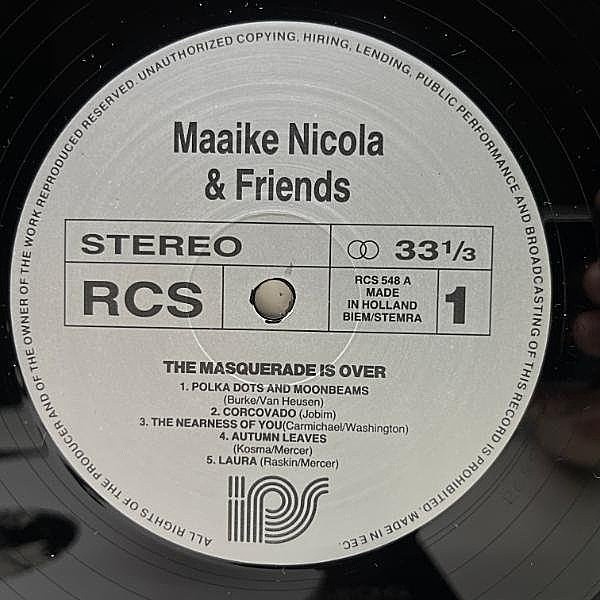 MAAIKE NICOLA / The Masquerade Is Over (LP) / IPS | WAXPEND