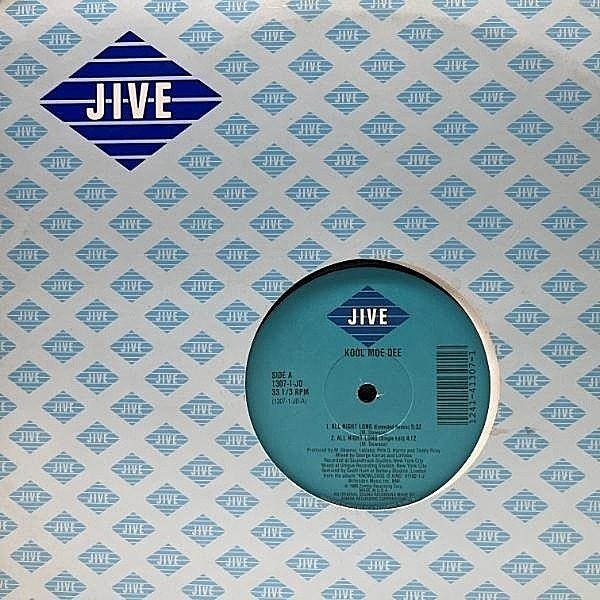 レコードメイン画像：【ROY AYERS UBIQUITY使い収録】良好!! 12インチ USオリジナル KOOL MOE DEE All Night Long ('89 Jive) ソロ3rd.アルバム カット