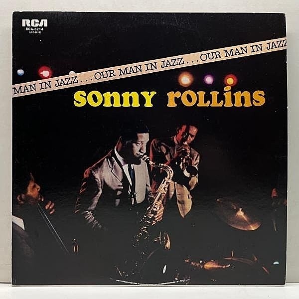 レコードメイン画像：美盤!! SONNY ROLLINS Our Man In Jazz (RCA 6214) w/ Don Cherry ソニー・ロリンズ アワ・マン・イン・ジャズ 国内 JPN 70sプレス