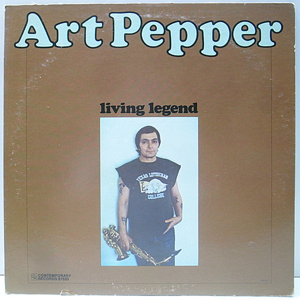 レコードメイン画像：【復活作】初版 S規格 USオリジナル ART PEPPER Living Legend ('76 Contemporary) Hampton Hawes, Charlie Haden, Shelly Manne