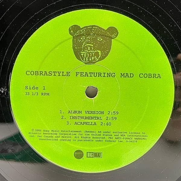 TEDDYBEARS / Cobrastyle (12) / Big Beat | WAXPEND RECORDS