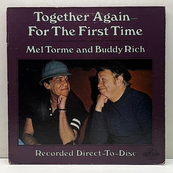レコードメイン画像：【ダイレクト・カット・高音質】MEL TORME & BUDDY RICH Together Again - For The First ('78 Century) Audiophile, Direct-to-Disc
