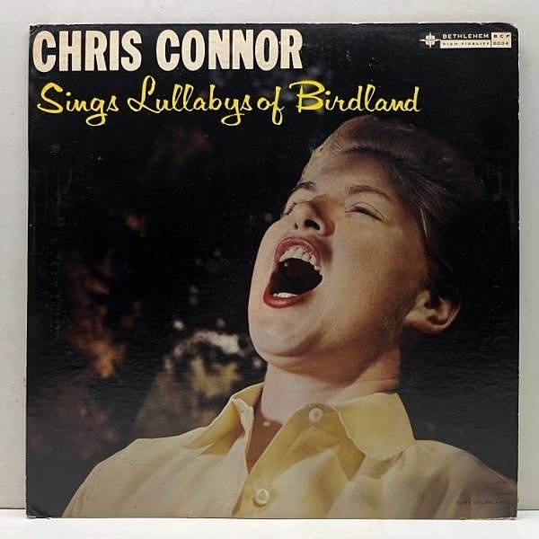 CHRIS CONNOR / Lullabys Of Birdland (LP) / Bethlehem