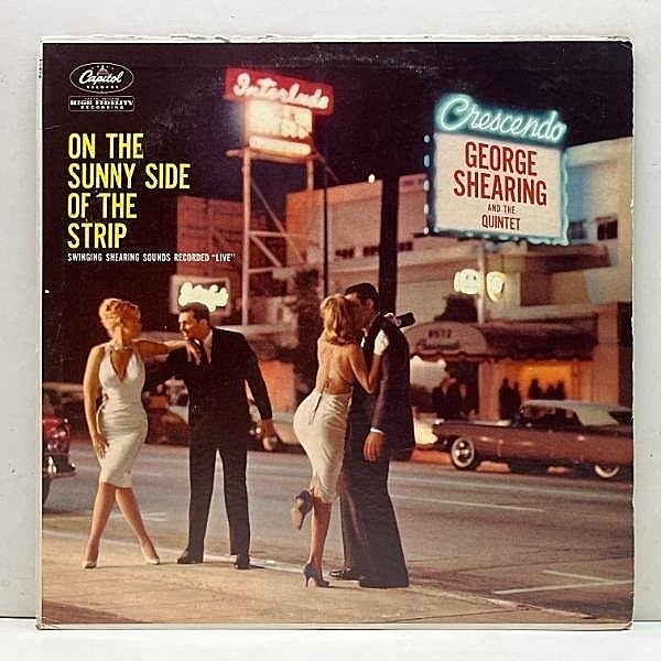 レコードメイン画像：USオリジナル MONO 初版 縦線Leftロゴ GEORGE SHEARING On The Sunny Side Of The Strip ('60 Capitol) ジョージ・シアリング 米 初回