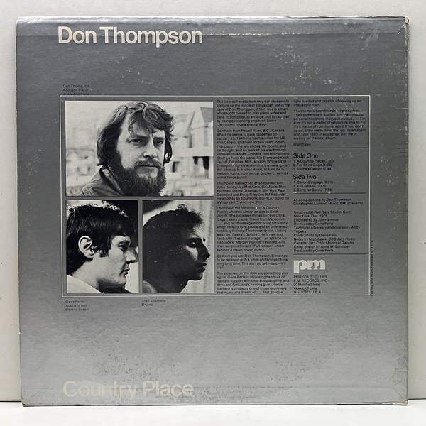 Don Thompson – Country Place – CD (SHM-CD, Album), 2013