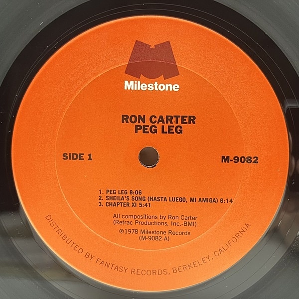 Ron Carter – Peg Leg – Vinyl (Santa Maria Pressing, LP