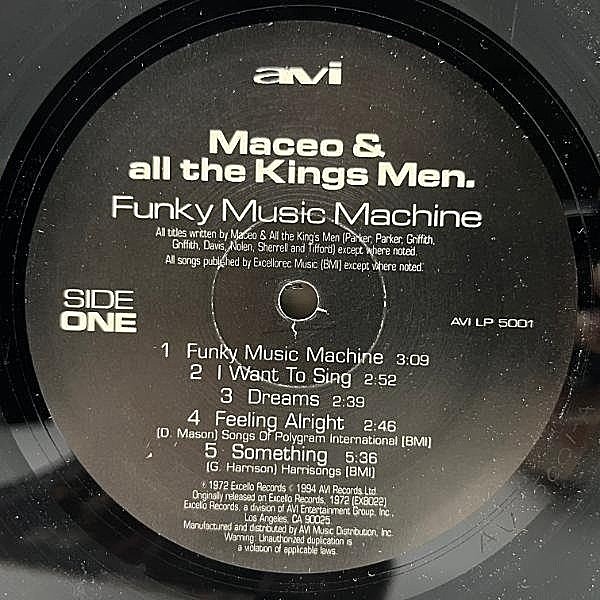 MACEO and ALL THE KING'S MEN / Funky Music Machine (LP