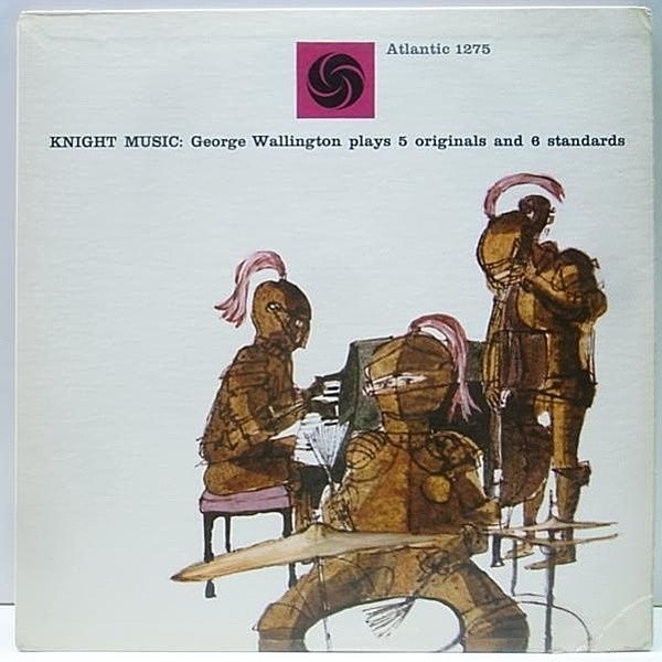 レコードメイン画像：良好!! 初回 黒ラベ 深溝 MONO オリジナル GEORGE WALLINGTON Knight Music ('56 Atlantic) TEDDI KOTICK, NICK STABULAS レア
