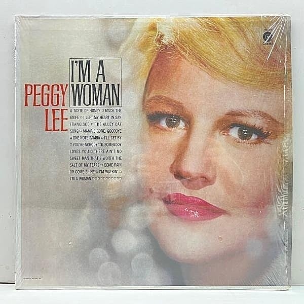 レコードメイン画像：シュリンク美品!! USプレス PEGGY LEE I'm A Woman (Capitol SM-1857) 女のよろこび 円熟味溢れるペギー・リーの快作！