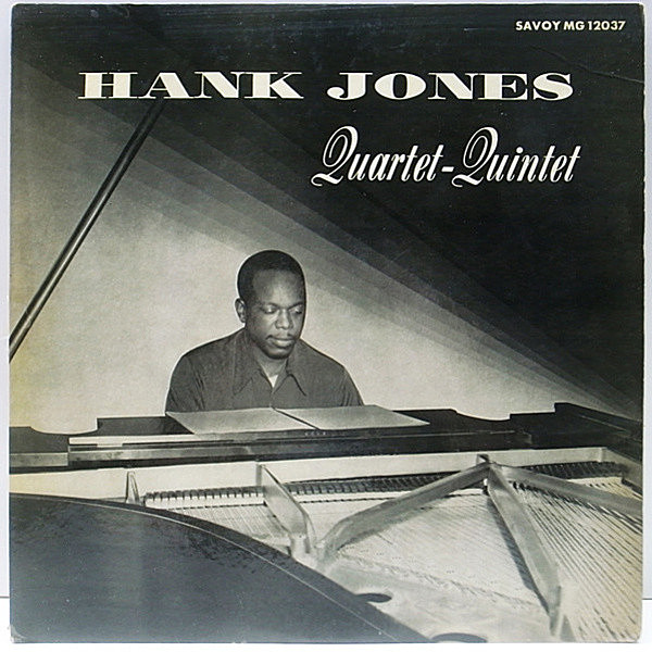 レコードメイン画像：1st 赤ラベ 深溝 MONO 手書RVG オリジナル HANK JONES Quartet - Quintet ('55 Savoy) DONALD BYRD バードのトランペットも最高の一枚