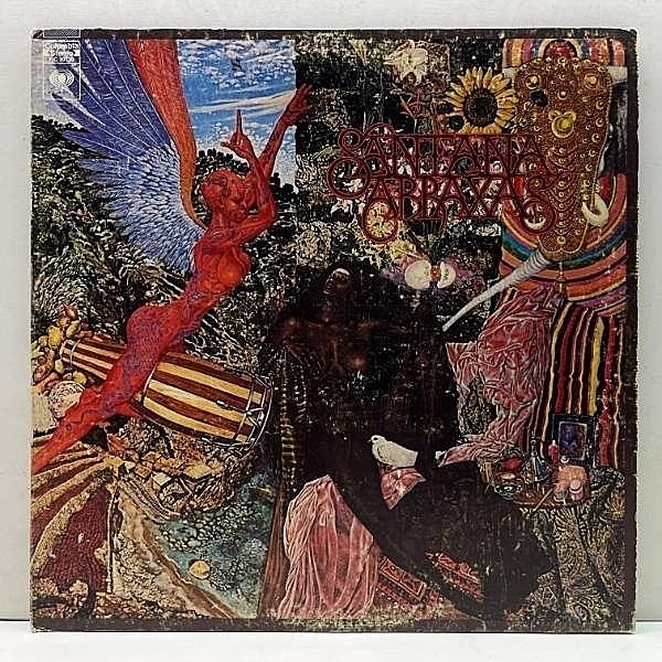 レコードメイン画像：良好盤!! 初版 KC規格 USオリジナル SANTANA Abraxas サンタナ 天の守護神 ('70 Columbia) 1マト＆英番1桁 初回プレス 米 LP 原盤