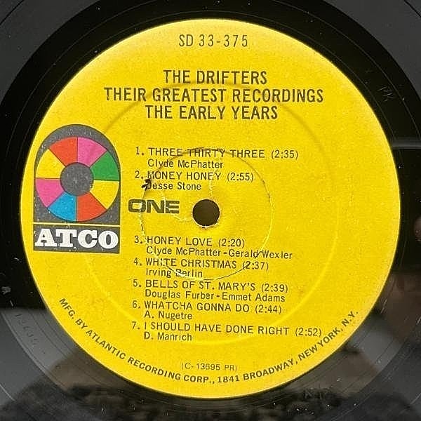DRIFTERS / Their Greatest Recordings (The Early Years) (LP DRIFTERS / Their Greatest Recordings (The Early Years) (LP