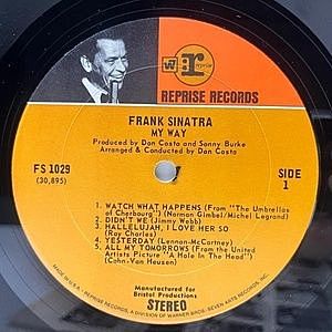 FRANK SINATRA / My Way (LP) / Reprise | WAXPEND RECORDS