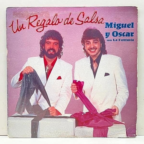 レコードメイン画像：【スティーヴィー・ワンダー名曲の格別ラテンカヴァー収録】USオリジナル MIGUEL, OSCAR Y LA FANTASIA Un Regalo De Salsa サボール満点！