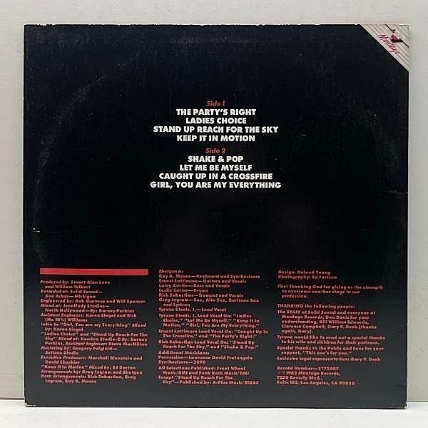 SHOTGUN 「LADIES CHOICE 」LPカット盤 SHOTGUN / Ladies Choice (LP) / Montage | WAXPEND RECORDS