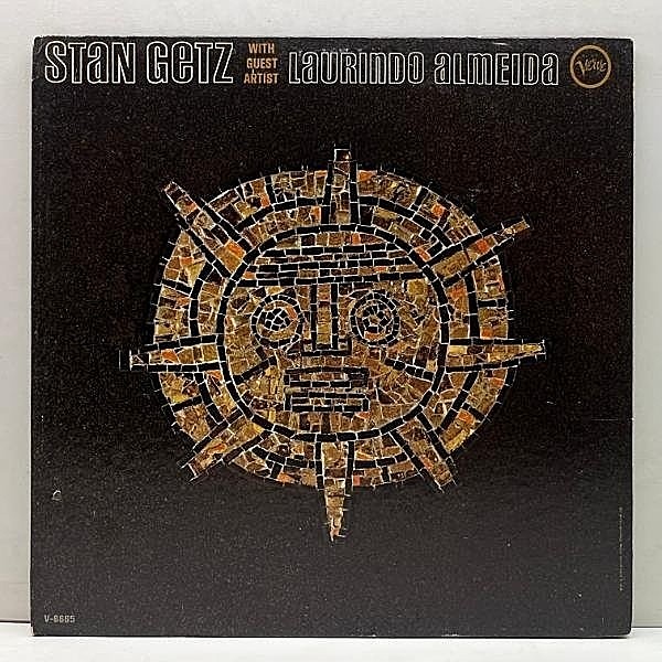 レコードメイン画像：美再生!! MONO 米オリジナル STAN GETZ With Guest LAURINDO ALMEIDA, EDISON MACHADO ('63 Verve) US 初回 モノラル 音質抜群です