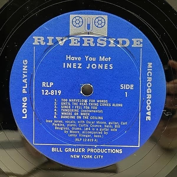 INEZ JONES / Have You Met Inez Jones? (LP) / Riverside