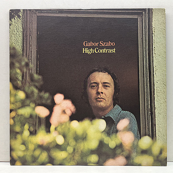 レコードメイン画像：Cut無し!良好! USオリジナル GABOR SZABO / BOBBY WOMACK High Contrast ('71 Blue Thumb) 名曲 Breezin' 初演バージョン収録 JAZZ-FUNK