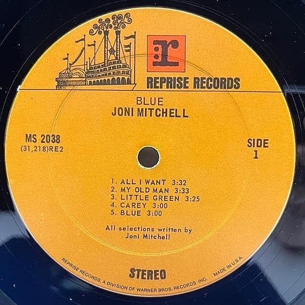 JONI MITCHELL / Blue (LP) / Reprise | WAXPEND RECORDS