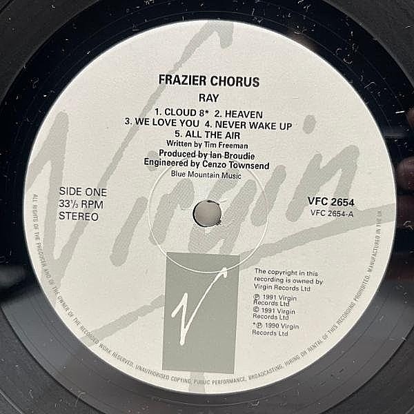 FRAZIER CHORUS / Ray (LP) / Virgin | WAXPEND RECORDS