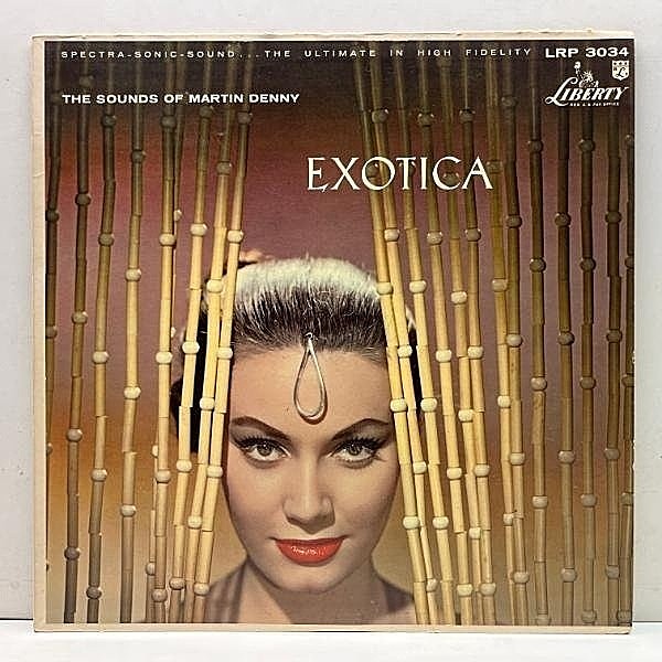 レコードメイン画像：【MONOオンリー！Arthur Lyman参加】初版 リング・ターコイズ 深溝 USオリジナル MARTIN DENNY Exotica ('57 Liberty) 米モノラル 原盤