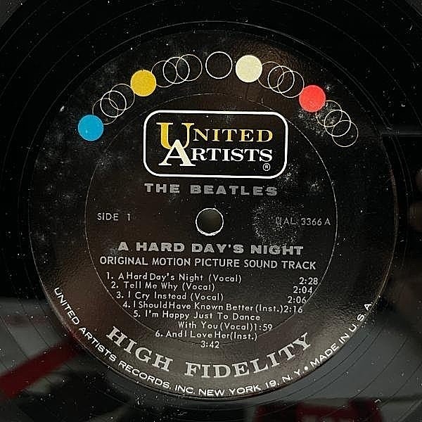 BEATLES / A Hard Day's Night (LP) / United Artists | WAXPEND