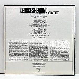 GEORGE SHEARING / BRIAN TORFF / Blues Alley Jazz (LP
