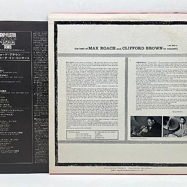 CLIFFORD BROWN / MAX ROACH / The Best Of Max Roach And