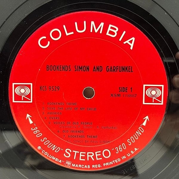 最も 割引 Columbia / (LP) Bookends / GARFUNKEL and SIMON | RECORDS WAXPEND 洋楽