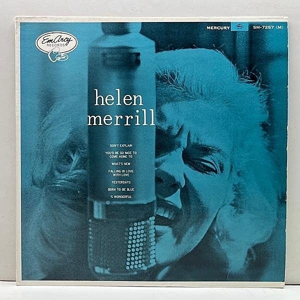 レコードメイン画像：美再生!!【MONO】60s 深溝ラベ HELEN MERRILL With CLIFFORD BROWN ヘレン・メリル・ウィズ・クリフォード・ブラウン 国内初出 モノラル