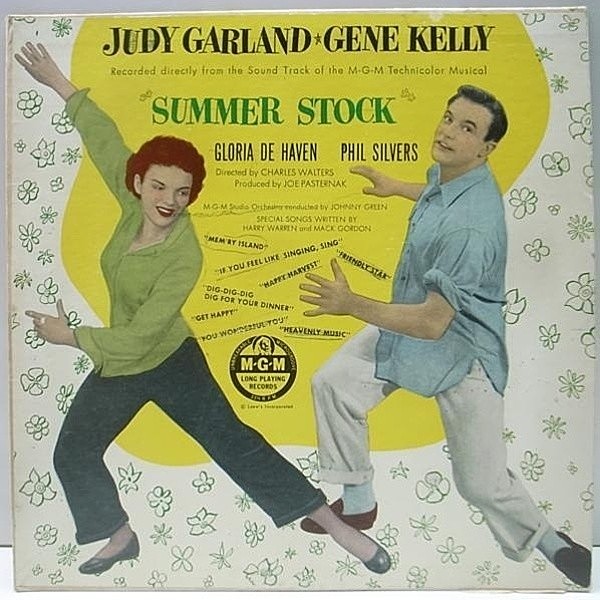 レコードメイン画像：10インチ FLAT オリジナル JUDY GARLAND, GENE KELLY Summer Stock ('50 MGM) サントラ 最後の共演