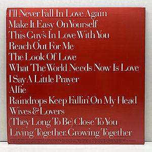 BURT BACHARACH / Burt Bacharach's Greatest Hits (LP) / A&M